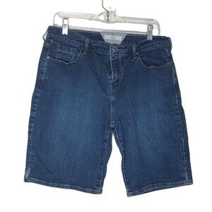 LEVIS Jean Shorts Bermuda Medium Wash Womens Size 14